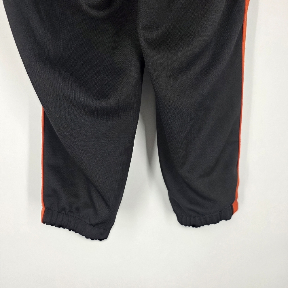 Boombah Softball Pants Mens Womens 28 Black Orange White Striped Padded Athletic - Picture 4 of 9